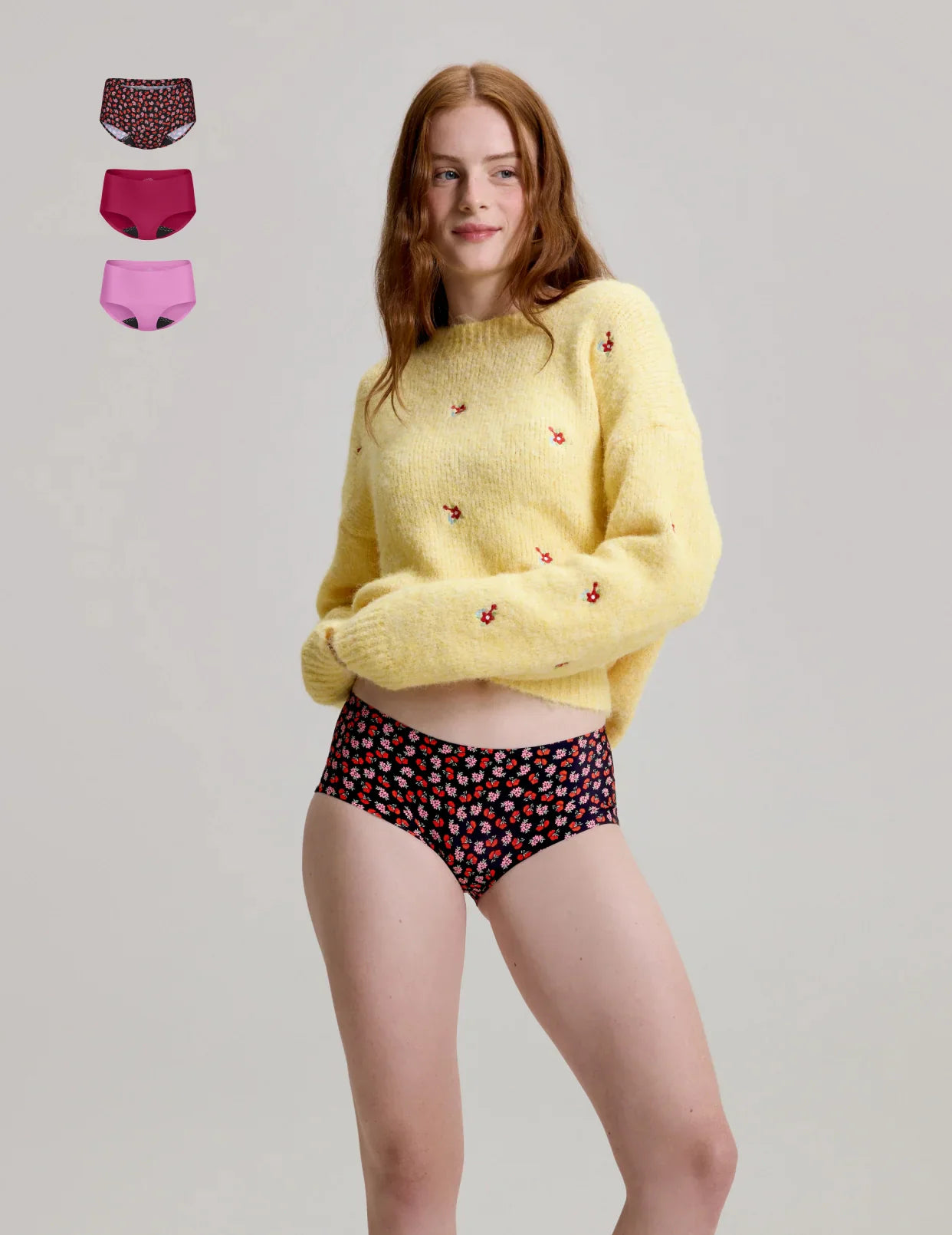 Teen Leakproof UltraThin No-Show Boyshort 3-Pack - Image 21