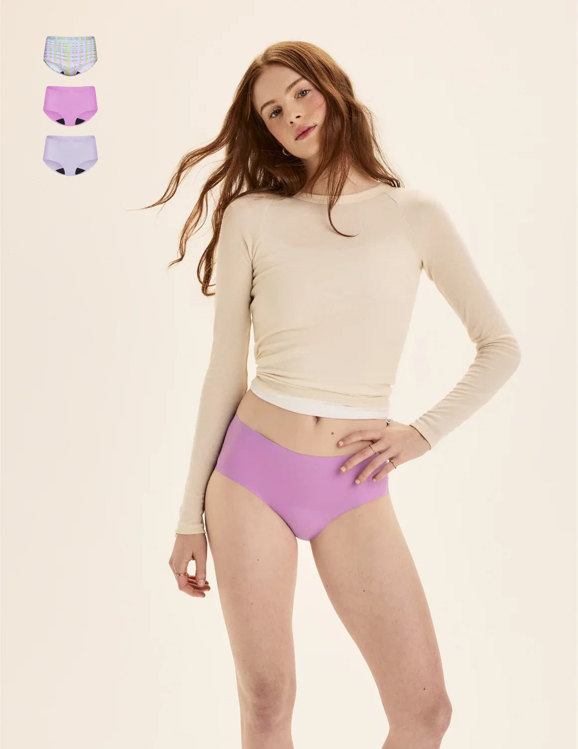 Teen Light Leakproof No-Show Boyshort 3-Pack - Image 21