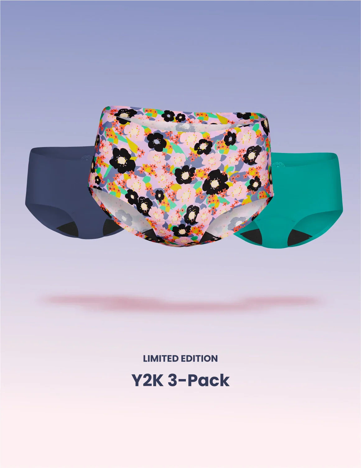 Teen Light Leakproof No-Show Boyshort 3-Pack - Image 11