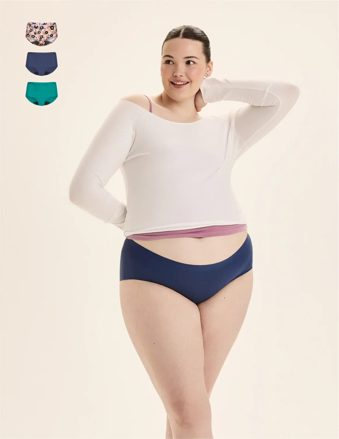 Teen Leakproof UltraThin No-Show Boyshort 3-Pack - Image 18