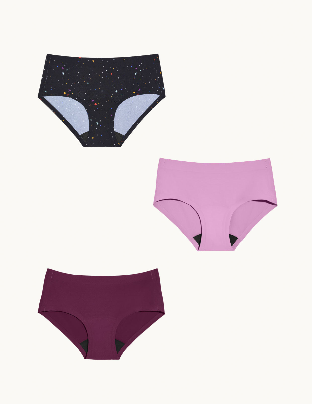 Teen Light Leakproof No-Show Boyshort 3-Pack - Image 8